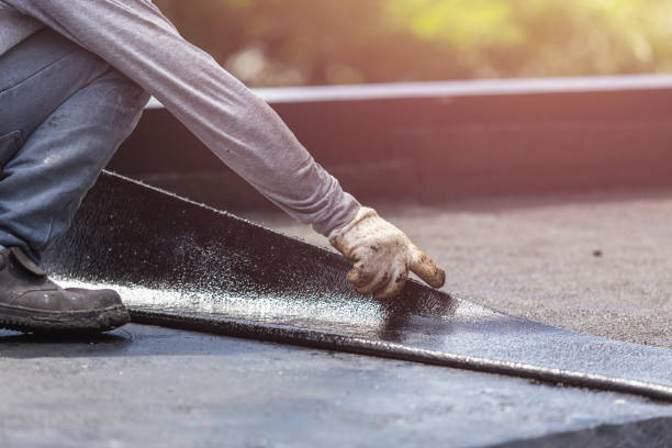 Professional Exterior Waterproofing technician working in Canton, OH